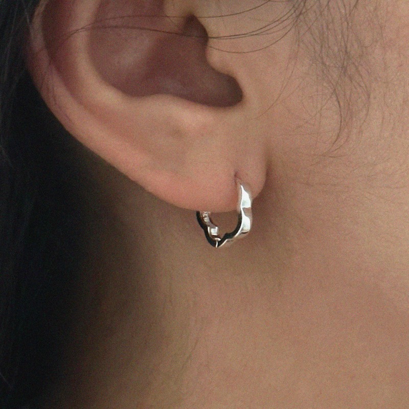 silver925 stardust earring