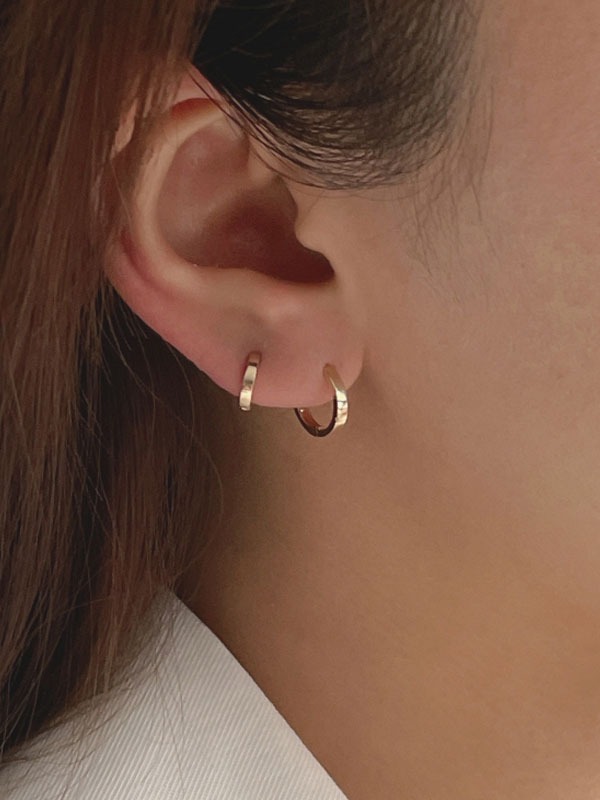 14k ring earring (3size)