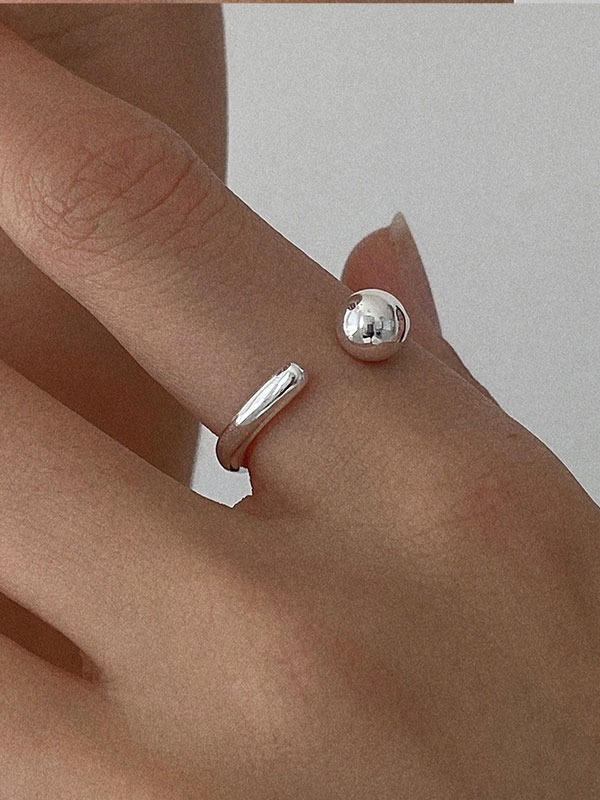 [수지 착용] silver925 luna ring