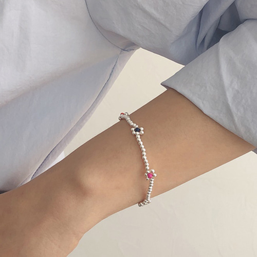 Silver925 mini flower bracelet