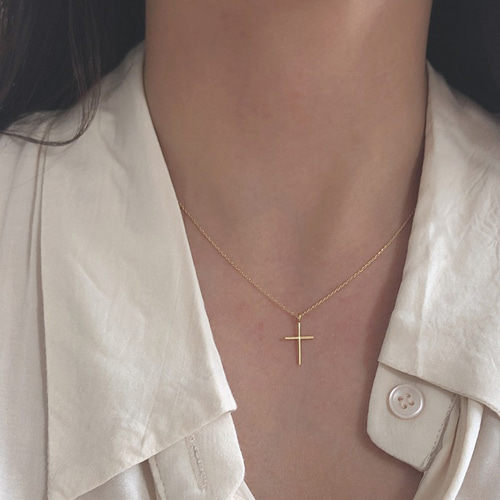 [sale] Silver925 mini cross necklace
