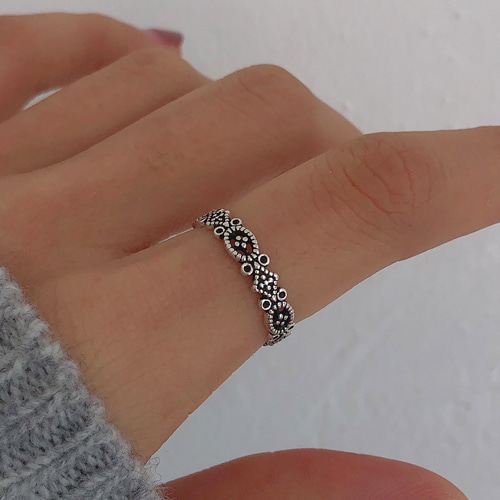 silver925 antic lace ring