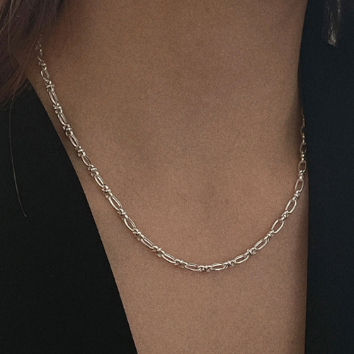 [샘플 세일] silver925 cotton necklace