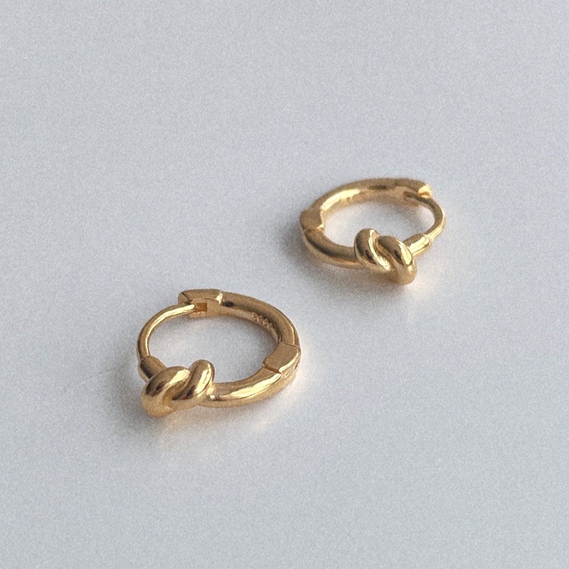 silver925 loop earring