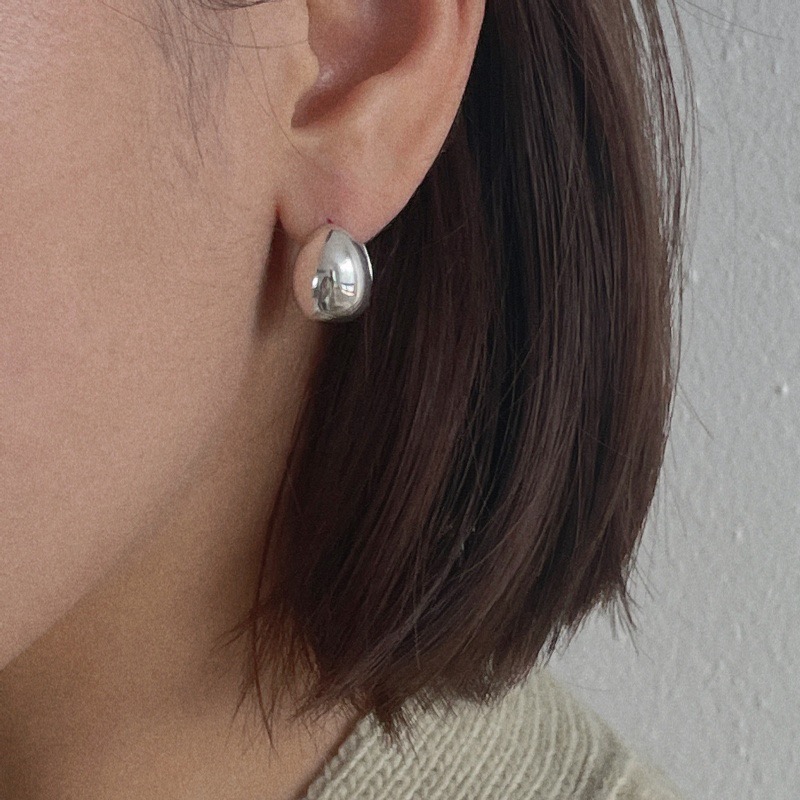 silver925 tear earring