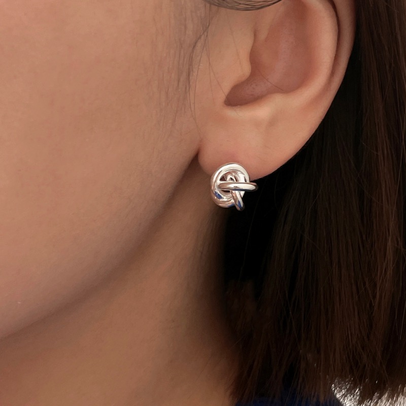 silver925 boston earring