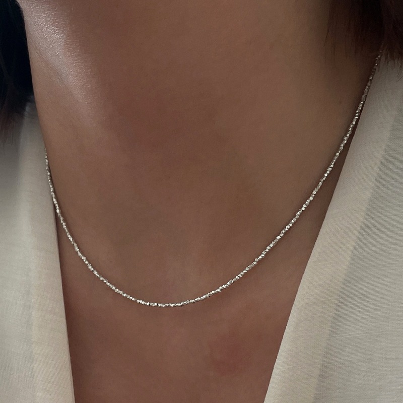 silver925 salt necklace
