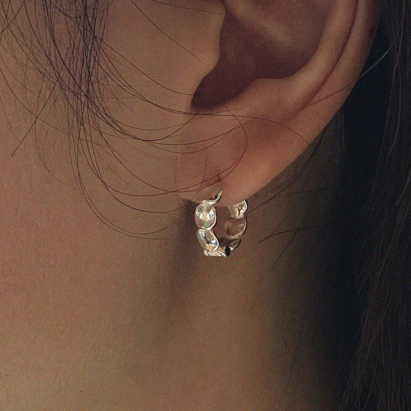 [샘플 세일] silver925 cloud earring