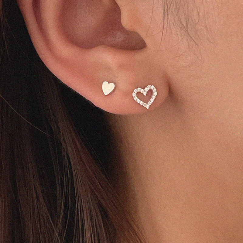 [자사몰 전용] silver925 heart set earring