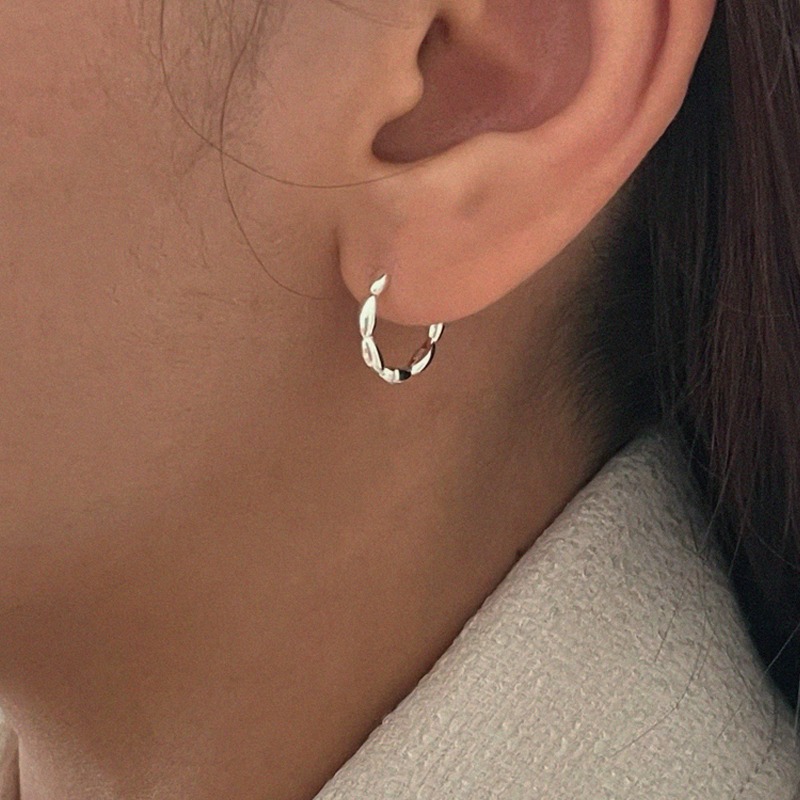 silver925 frank earring