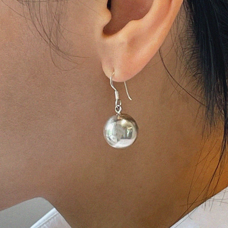 silver925 bong bong earring