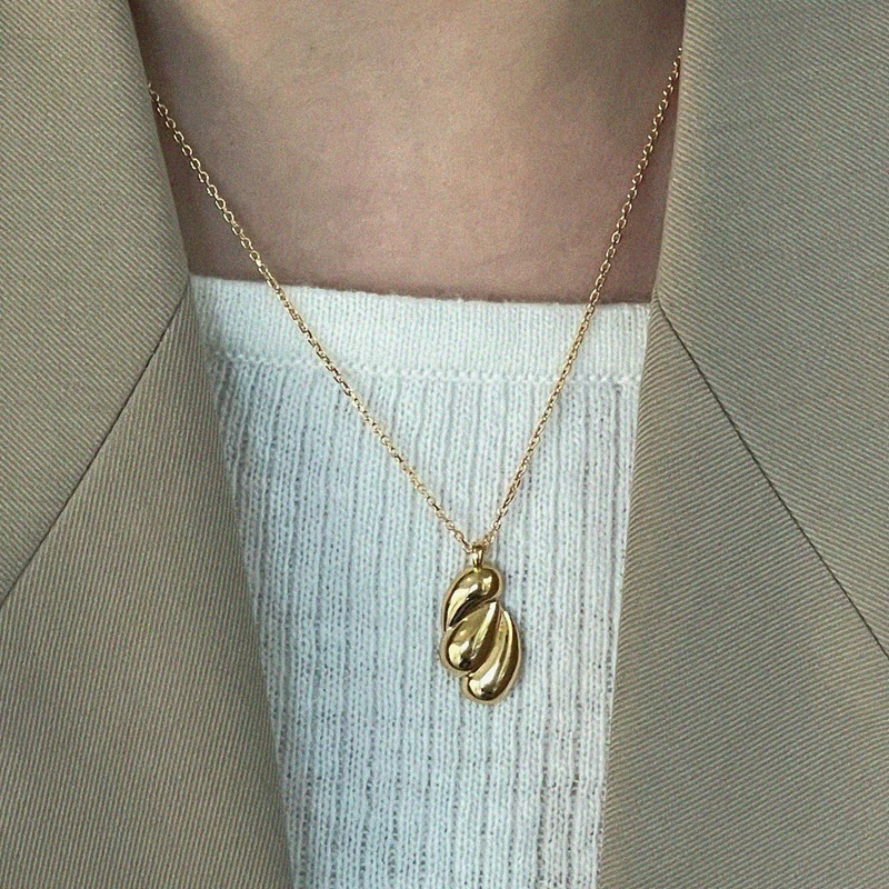 [샘플세일] silver925 croissant necklace