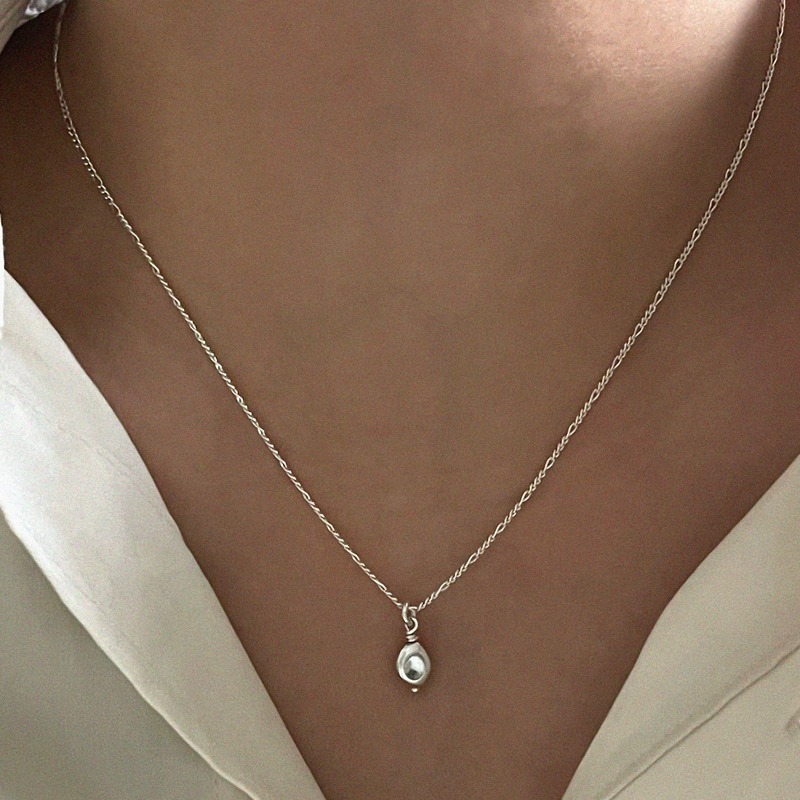 silver925 fade necklace