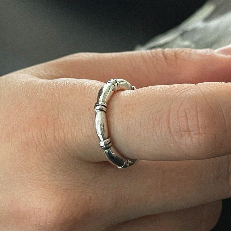silver925 tube ring