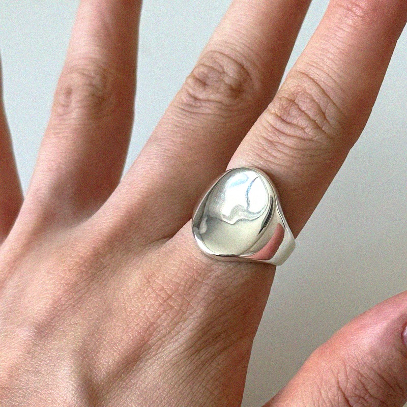 silver925 flat ring