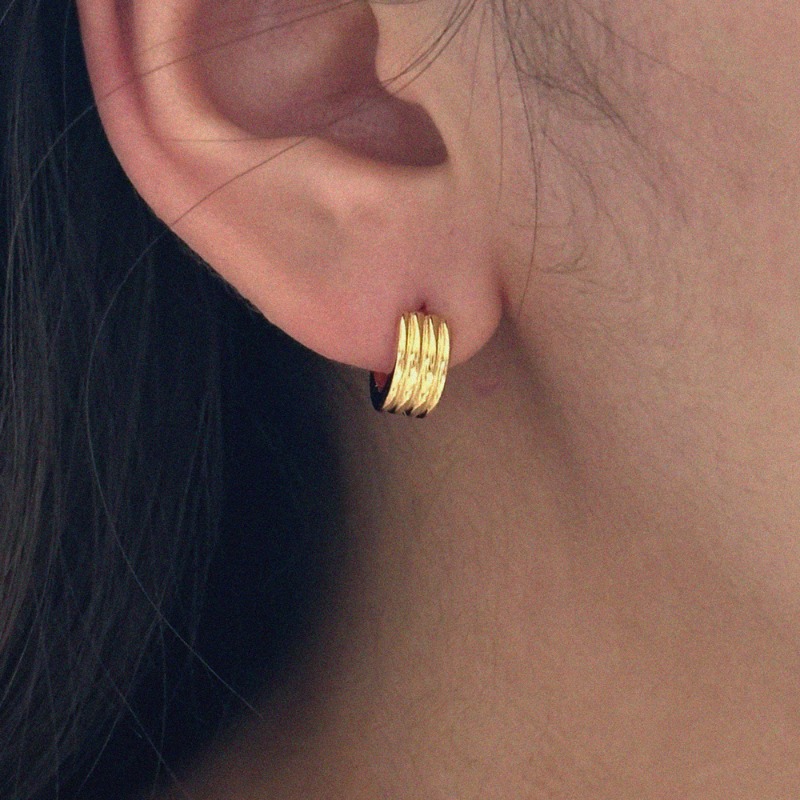 silver925 mini moment earring