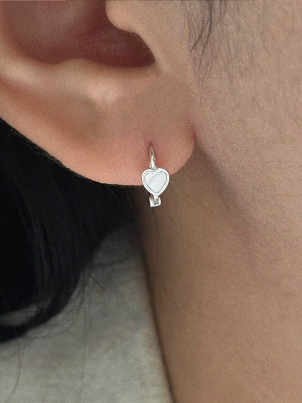 silver925 work earring